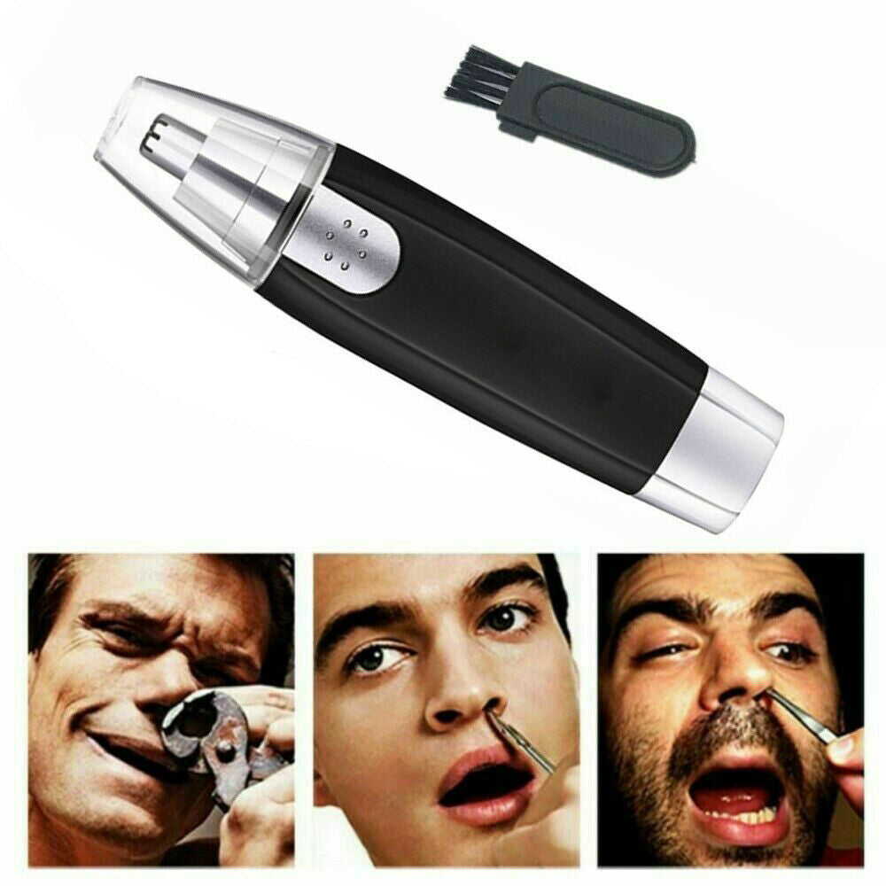 Electric Nose, Ear and Hair Trimmer and Eyebrow Shaver Clipper and Groomer Cleaner Unisex Electric Portable Trimmer and Clipper with LED Light Electric Nose, Ear and Hair Trimmer and Eyebrow Shaver Clipper and Groomer Cleaner Unisex Electric Portable Trimmer and Clipper with LED Light